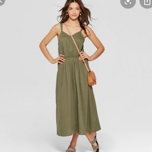Universal Threads Green Sleeveless Dress